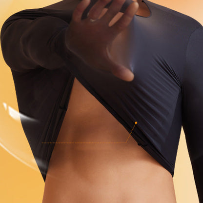Men's Ultra-Thin Skin Friendly 2-Piece Bottoming Set