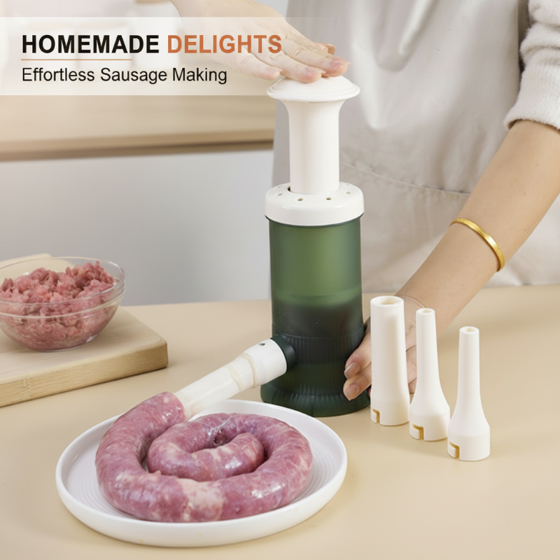 ✨🎅Last-Minute Christmas Offers ⏰🌭Household Manual Sausage Stuffer Machine