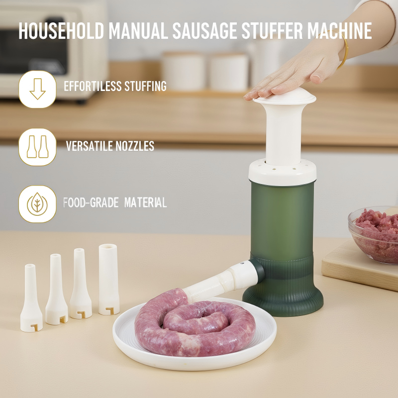 ✨🎅Last-Minute Christmas Offers ⏰🌭Household Manual Sausage Stuffer Machine
