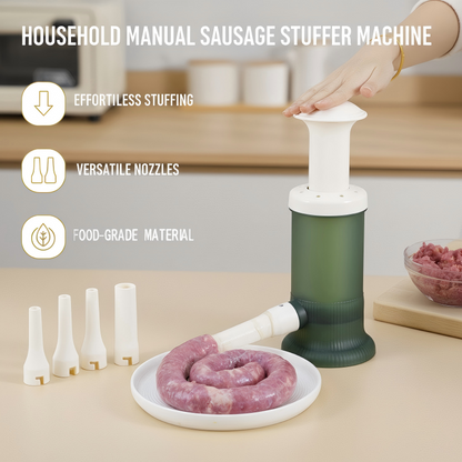 ✨🎅Last-Minute Christmas Offers ⏰🌭Household Manual Sausage Stuffer Machine