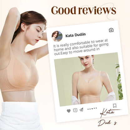 Anti-Sag Full Coverage Wireless Support Bra