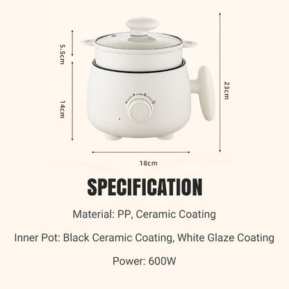 ✨🎅Last-Minute Christmas Offers 🎄⏰Portable Multifunctional Non-Stick Electric Pot