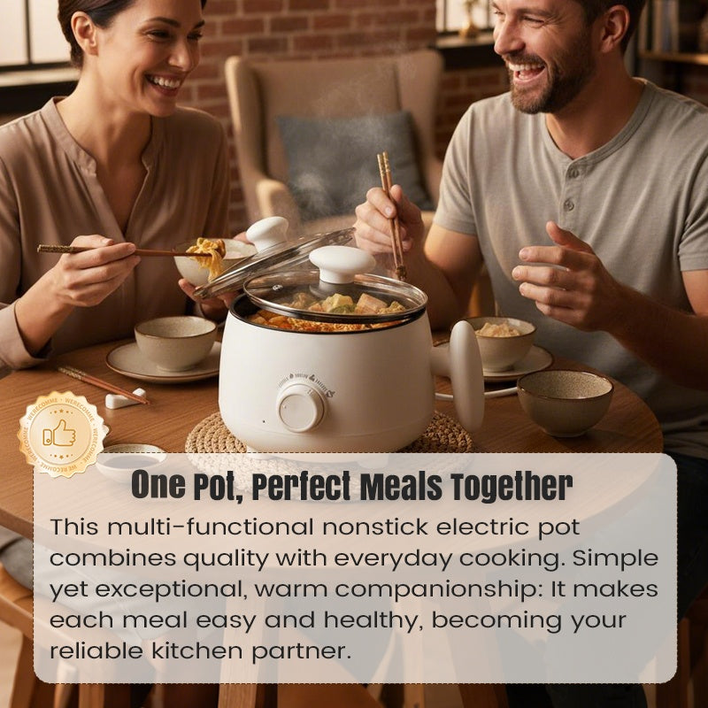 ✨🎅Last-Minute Christmas Offers 🎄⏰Portable Multifunctional Non-Stick Electric Pot