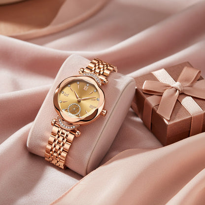 ✨🎅Last-Minute Christmas Offers 🎄⏰Elegant Iridescent Dial Waterproof Women's Quartz Watch