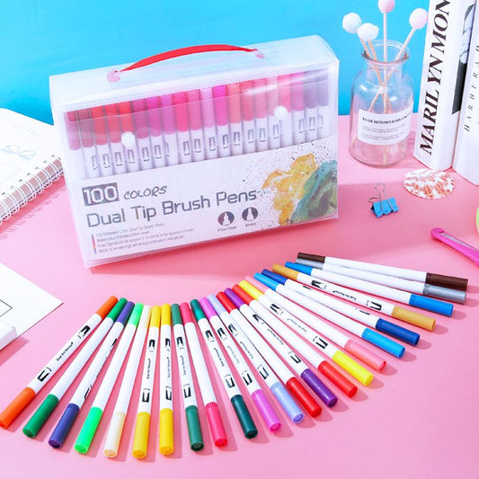 120 Colors Washable Dual-tip Painting Pens