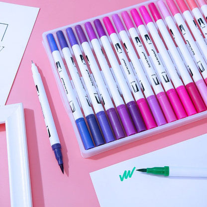 120 Colors Washable Dual-tip Painting Pens