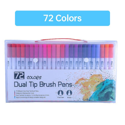 120 Colors Washable Dual-tip Painting Pens