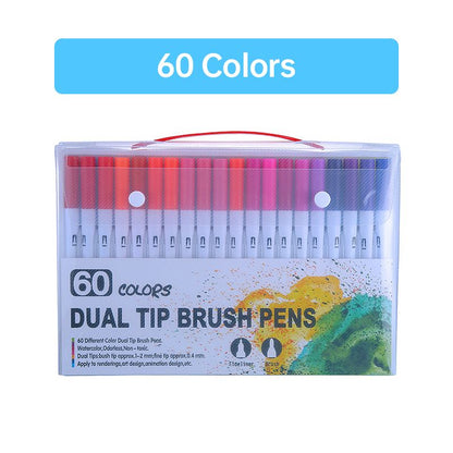 120 Colors Washable Dual-tip Painting Pens