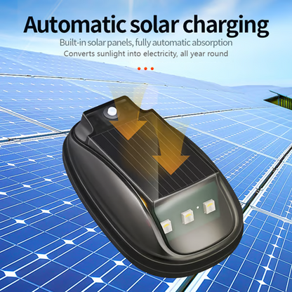 📢📢50 % OFF !!⏰Waterproof Solar Car Roof Light with Remote