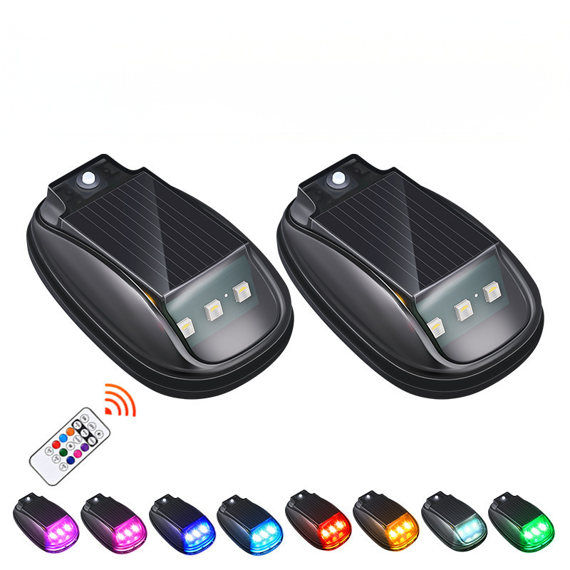 Waterproof Solar Car Roof Light with Remote