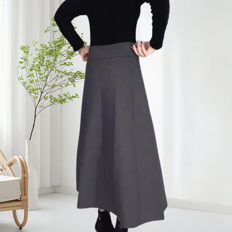 📢📢60 % OFF !!🎅Women’s Elastic High Waisted Thick Long Skirt