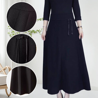 📢📢60 % OFF !!🎅Women’s Elastic High Waisted Thick Long Skirt