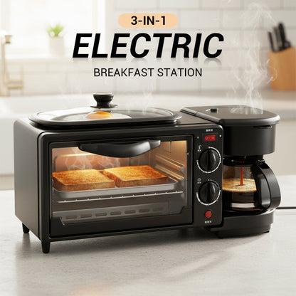 🎄 Christmas Sale: Up to 50% Off!🎁3-in-1 Electric Breakfast Station🍞☕🍳