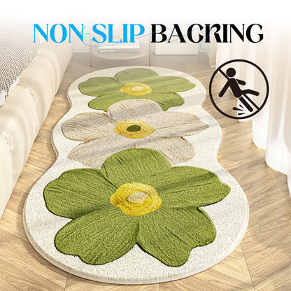 🎅Christmas Special Deals £9.99!!⚡50K+ SOLD!🎁Soft Irregular Flower Pattern Rug
