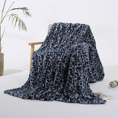 🛋️Home Comfort Pick｜Plush Leopard Print Throw Blanket - New Year 50% Off