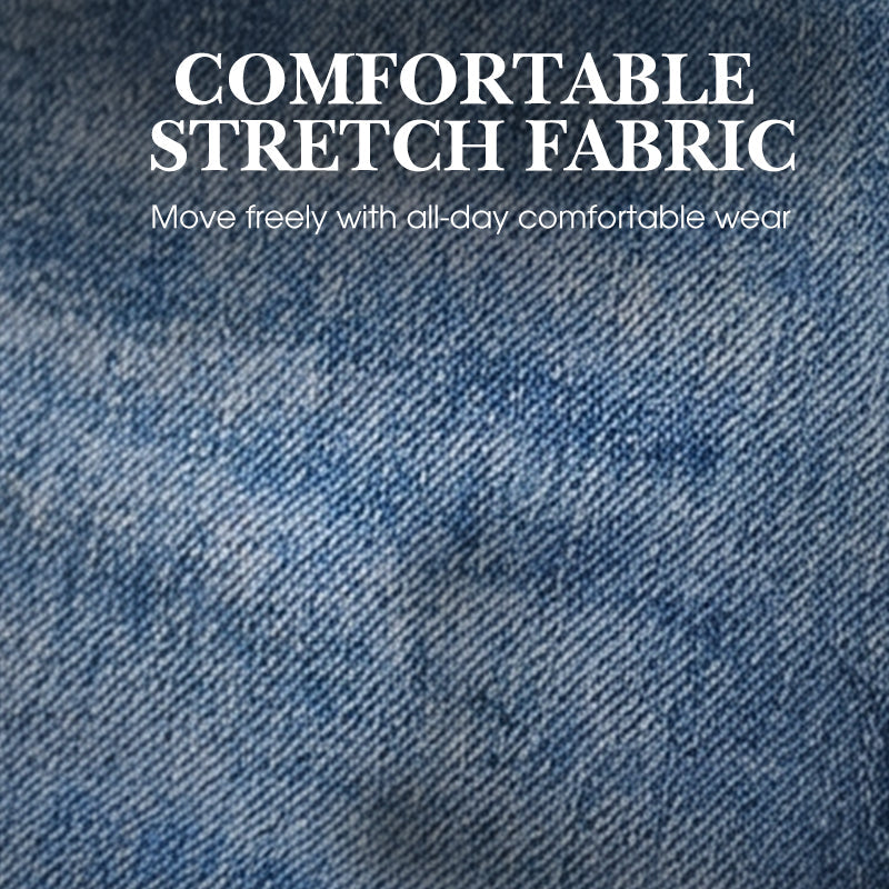📢📢50%  OFF !!⏰Women's High-Waist Straight-Leg Stretch Jeans