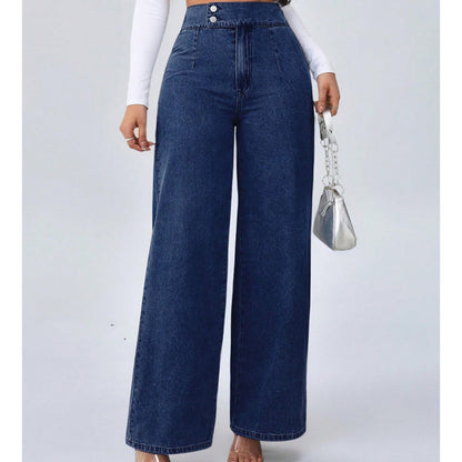 🥂ANNIVERSARY SALE – 50% OFF STOREWIDE🎁Women's High-Waist Wide-Leg Jeans