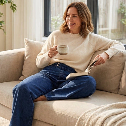 🥂ANNIVERSARY SALE – 50% OFF STOREWIDE🎁Women's High-Waist Wide-Leg Jeans