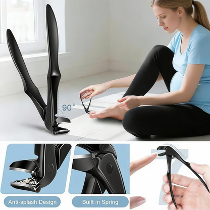 Stainless Steel Ingrown Toenail & Nail Clipper – Wide Jaw, Portable & Strong ✂️🦶✨