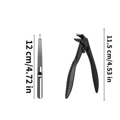Stainless Steel Ingrown Toenail & Nail Clipper – Wide Jaw, Portable & Strong ✂️🦶✨