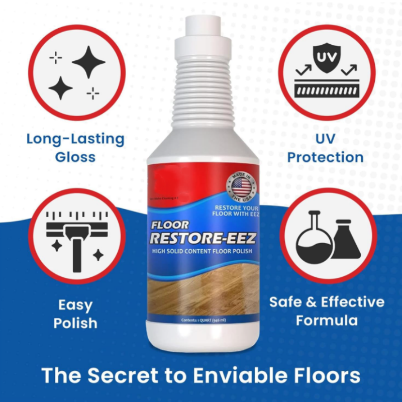 Floor Restorer & Polish – Restores Shine & Protects Wooden & Hard Floors 🧽✨