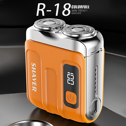 ⚡🪒 50% OFF! Portable Electric Shaver – AI Beard Sensor, Magnetic Head, 60min Battery & LED Display