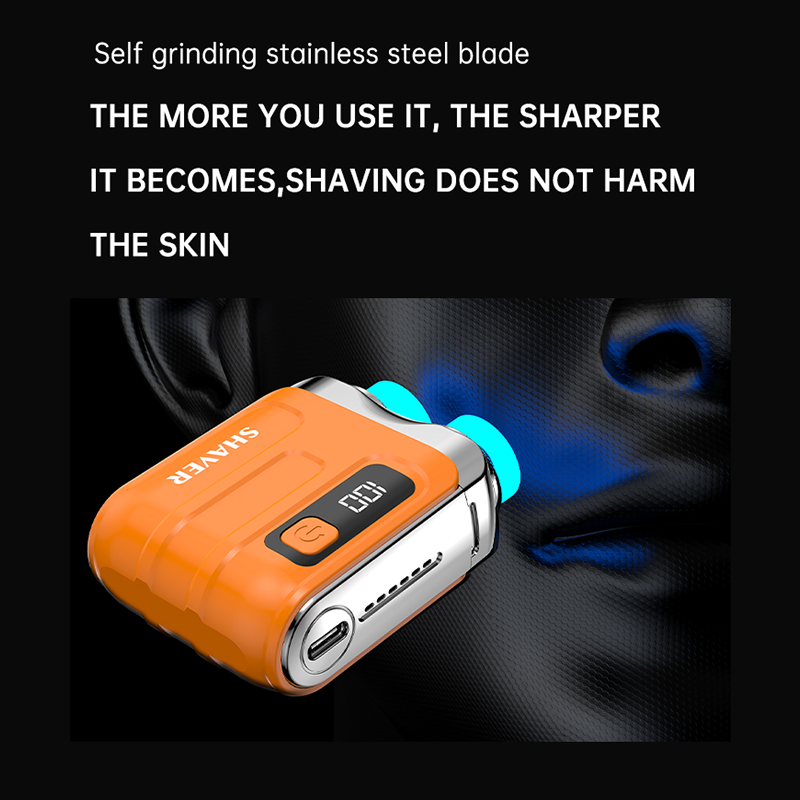 ⚡🪒 50% OFF! Portable Electric Shaver – AI Beard Sensor, Magnetic Head, 60min Battery & LED Display