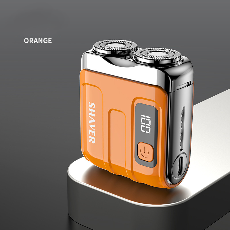 ⚡🪒 50% OFF! Portable Electric Shaver – AI Beard Sensor, Magnetic Head, 60min Battery & LED Display