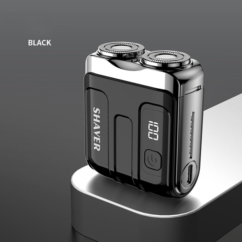 ⚡🪒 50% OFF! Portable Electric Shaver – AI Beard Sensor, Magnetic Head, 60min Battery & LED Display