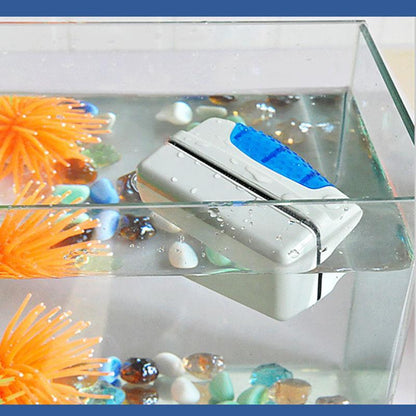 Aquarium Cleaner Fish Tank Magnetic Double Sides Brush