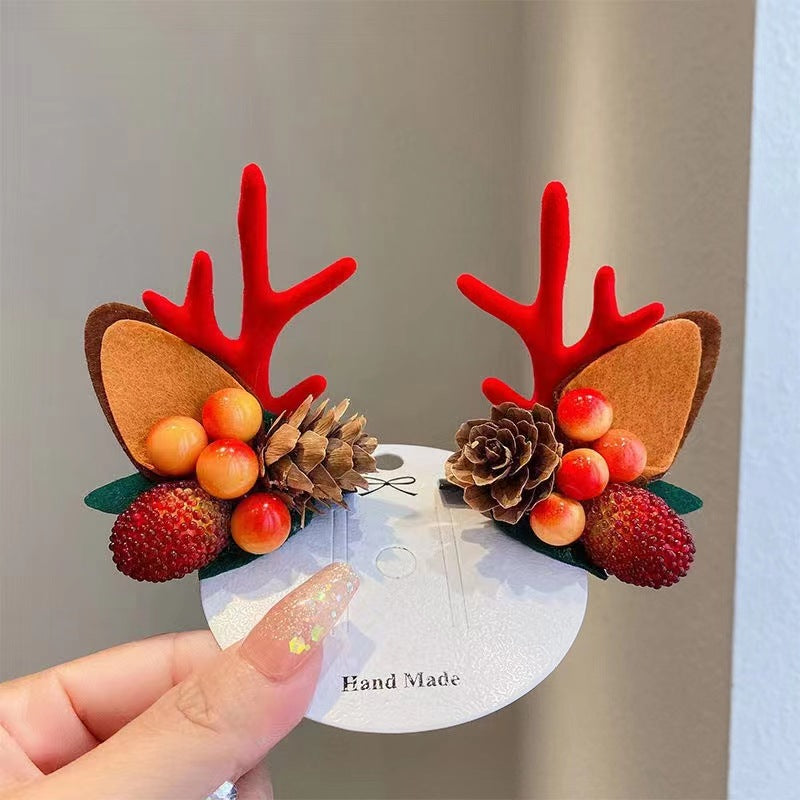 Christmas Hot Sale-Reindeer Antlers Xmas Hair Clip