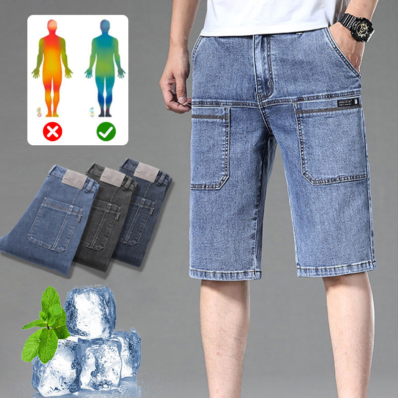 Summer Men's Breathable Jeans