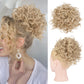 🔥Hot Sale 14.99🔥Elastic Drawstring Loose Short Curly Bun（50% OFF）
