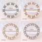 Classic All-match Pearl Rhinestone Buckles