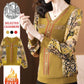 Stylish V-neck Rhinestone-embellished Top For Autumn