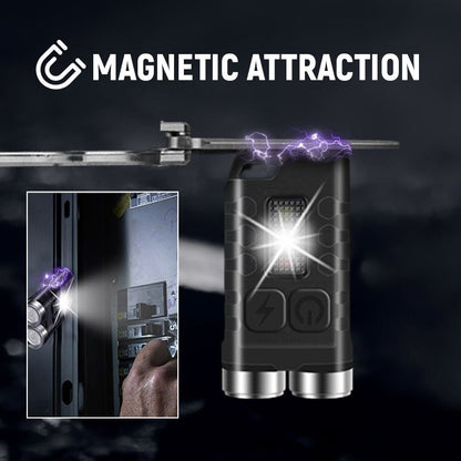 Magnetic Mini Keychain Flashlight（50% OFF）