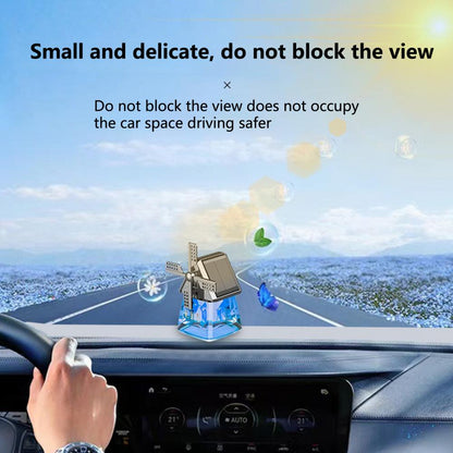 Windmill Solar Energy Rotating Aromatherapy Car Air Freshener（50% OFF）