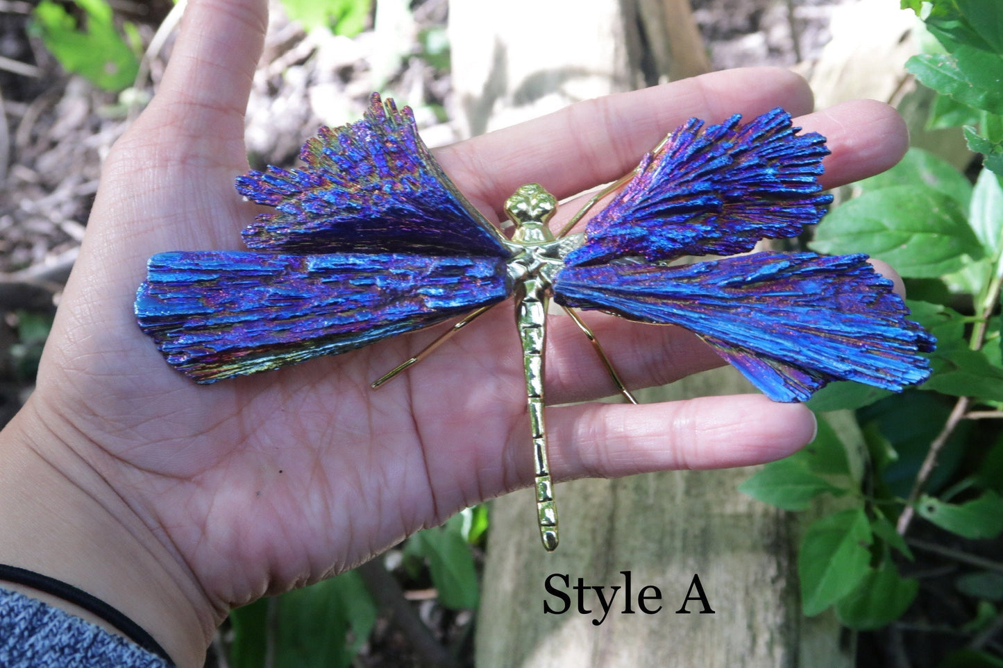 Aura Tourmaline Kyanite Dragonely