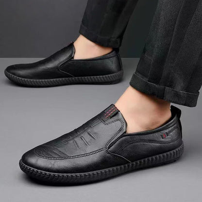 Men’s Slip-on Business Casual Leather Shoes（50% OFF）