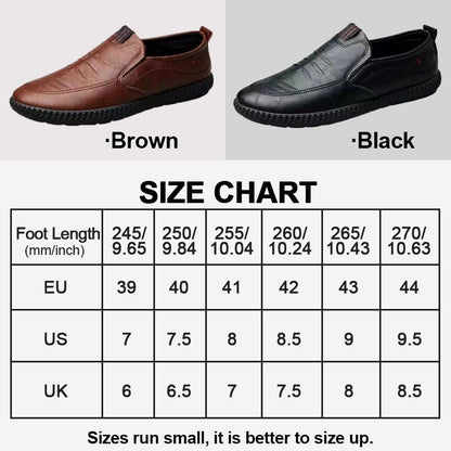 Men’s Slip-on Business Casual Leather Shoes（50% OFF）