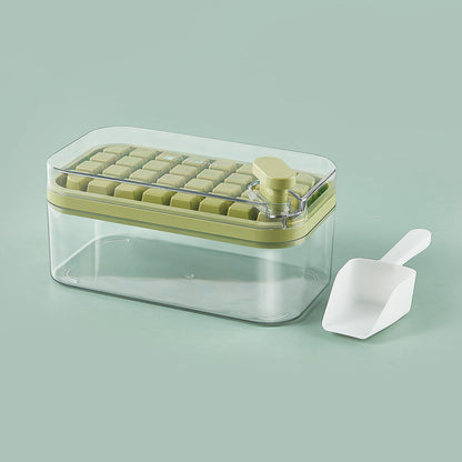 Food Grade Button Type Ice Mold and Ice Storage Box (Comes with an ice shovel)