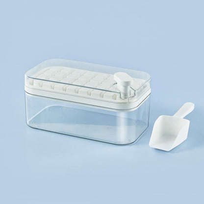 Food Grade Button Type Ice Mold and Ice Storage Box (Comes with an ice shovel)