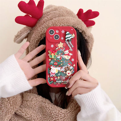 🎄Christmas Hot Sale🎄3D Christmas Phone Case For iPhone（50% OFF）