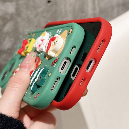 🎄Christmas Hot Sale🎄3D Christmas Phone Case For iPhone（50% OFF）