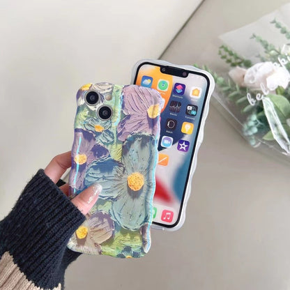 iPhone Colorful Oil Painting Exquisite Phone Case（50% OFF）