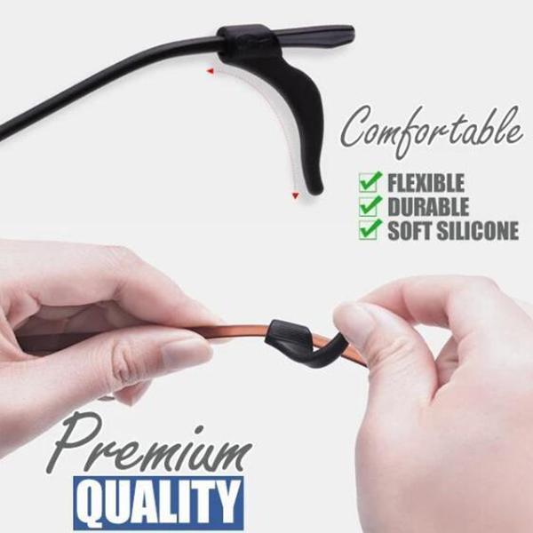 Anti-Slip Comfort Glasses Retainers - Glasses Non Slip Holders - Ear Hook - Sport Eyeglass Strap Holder