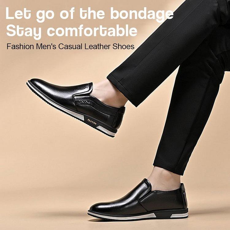 2023 New Fashion Men's Leather Loafers（50% OFF）