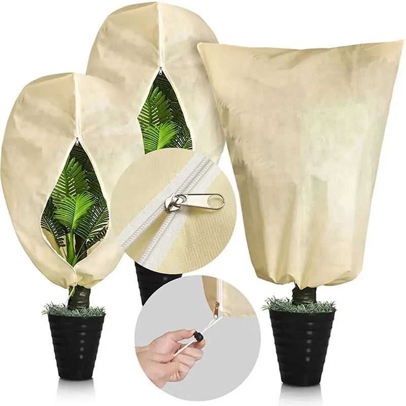 Plant Thickened Drawstring Bag Freeze Protection Covers（50% OFF）