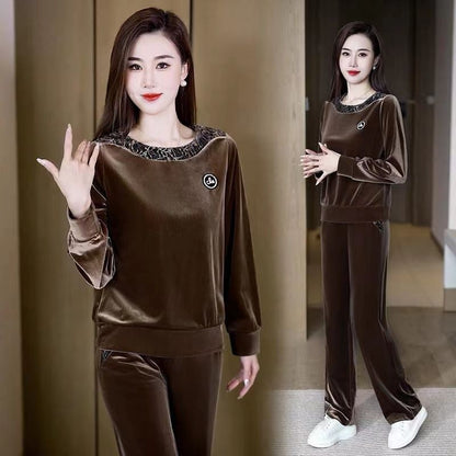 Women's Soft Casual Long Sleeve & Pants Suit（50% OFF）