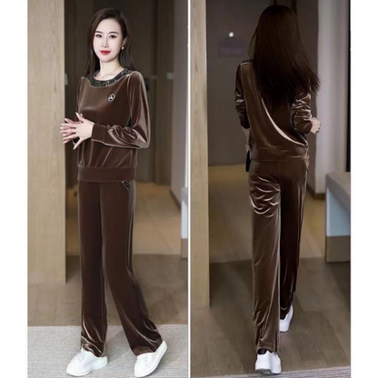 Women's Soft Casual Long Sleeve & Pants Suit（50% OFF）